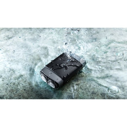 Philips Afeitadora Eléctrica Compacta PQ888/06 para Viaje, Wet&Dry, Cabezales Flotantes 3D, 18 Cuchillas ComfortCut, Recargable USB, Gris Ceniza